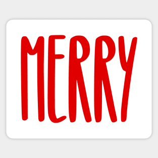 Merry Sticker